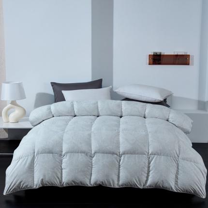 91家纺网 家纺一手货源 找家纺 总御眠纺高端提花静音95白鹅绒98白鹅大朵白鹅绒被子