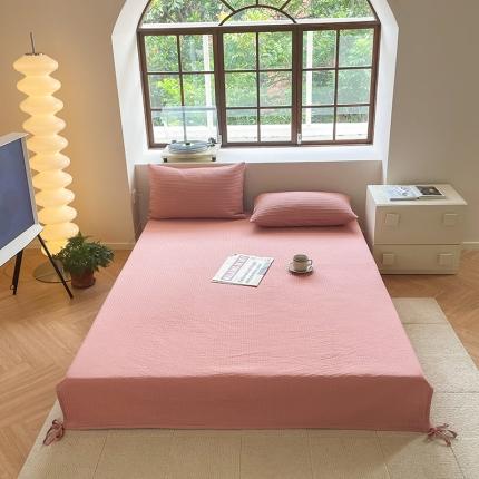 91家纺网 家纺一手货源 找家纺 （总）期遇 2023新款双面全棉正反两用开叉式床盖三件套