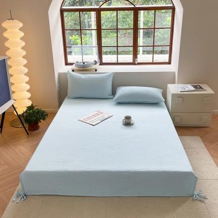 91家纺网 家纺一手货源 找家纺 （总）期遇 2023新款双面全棉正反两用开叉式床盖三件套