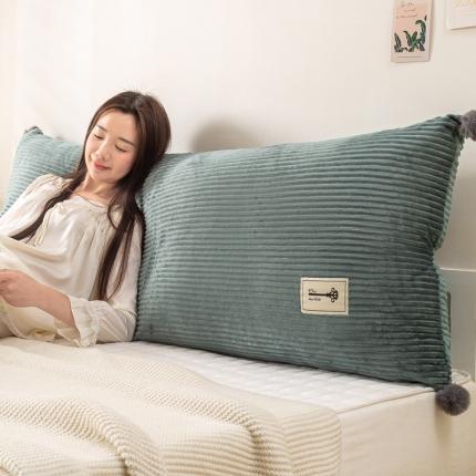 91家纺网 家纺一手货源 找家纺 （总）碧尔 2025新款魔法绒直条靠垫