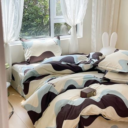 91家纺网 家纺一手货源 找家纺 （总）萌宝老粗布 2025新直播加厚全棉活性磨毛四件套