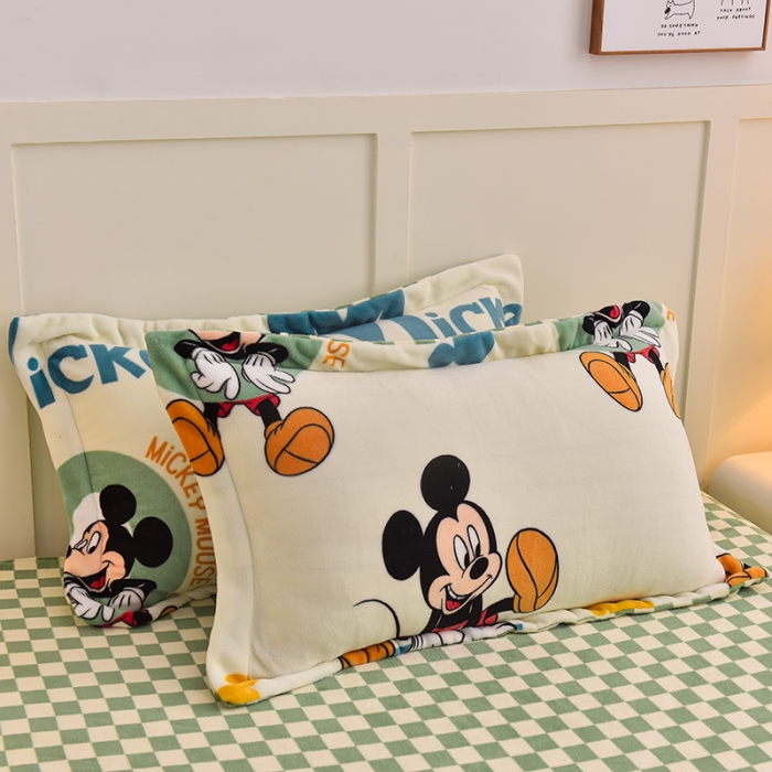 91家纺网 家纺一手货源 找家纺 （总）简一 2024新款高克重牛奶绒四件套迪士尼系列可定制带买家秀