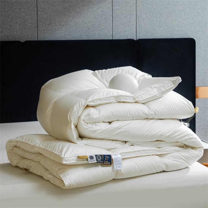 91家纺网 家纺一手货源 找家纺 2024新品95鹅绒被（180支高奢鹅绒被5A绒王