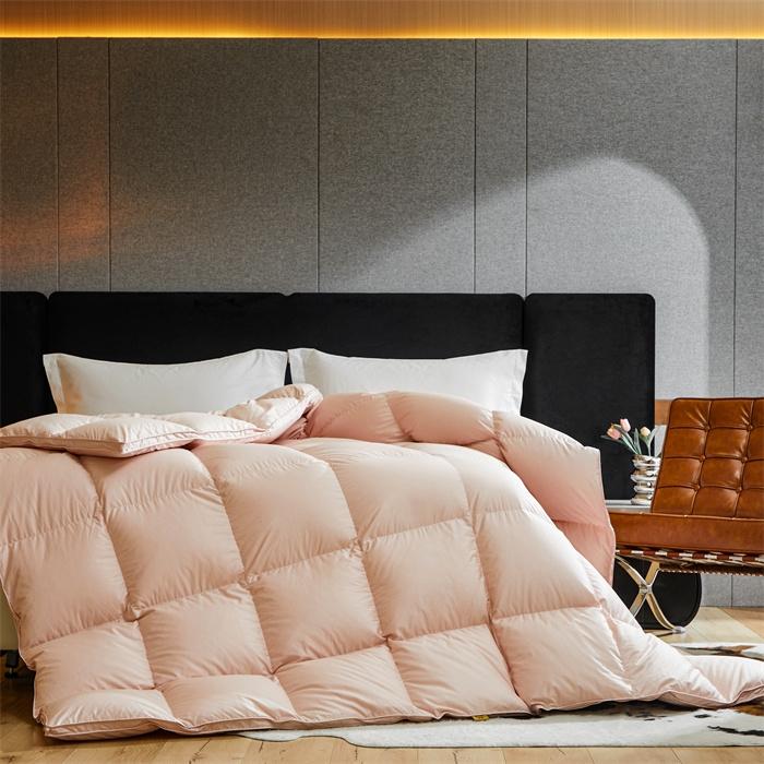 91家纺网 家纺一手货源 找家纺 2024新品95鹅绒被（180支高奢鹅绒被5A绒王