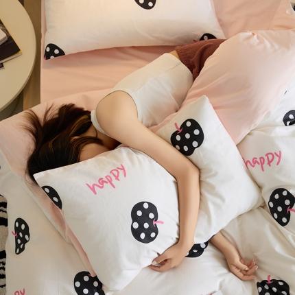 91家纺网 家纺一手货源 找家纺 （总）原研 2023新款40支全棉13070印花四件套--野兽派