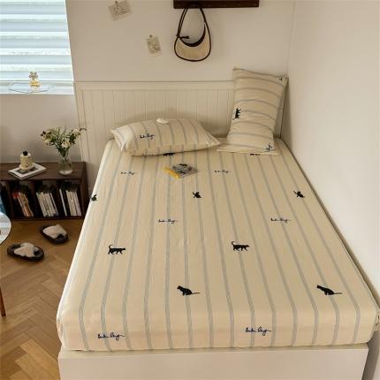 91家纺网 家纺一手货源 找家纺 （总）洋铭区 2023新款全棉单品床笠