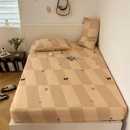 91家纺网 家纺一手货源 找家纺 （总）洋铭区 2023新款全棉单品床笠