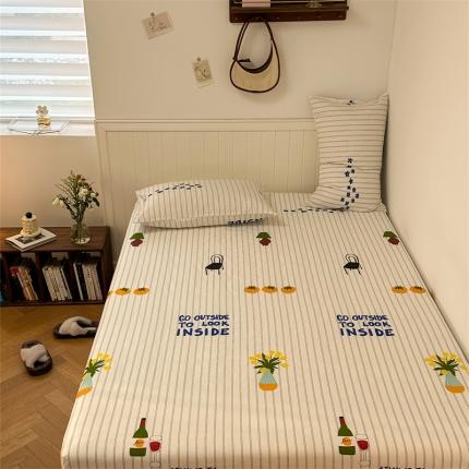 91家纺网 家纺一手货源 找家纺 （总）洋铭区 2023新款全棉单品床笠