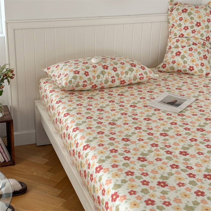 91家纺网 家纺一手货源 找家纺 洋铭区 2023新款全棉单品床笠花多多