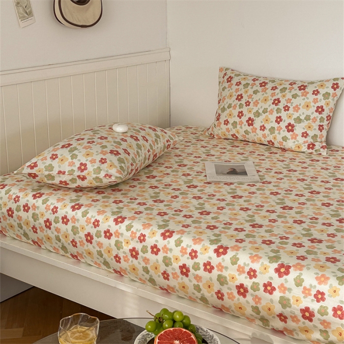 91家纺网 家纺一手货源 找家纺 洋铭区 2023新款全棉单品床笠花多多