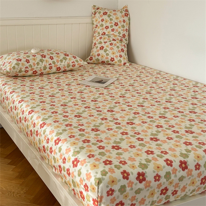 91家纺网 家纺一手货源 找家纺 洋铭区 2023新款全棉单品床笠花多多