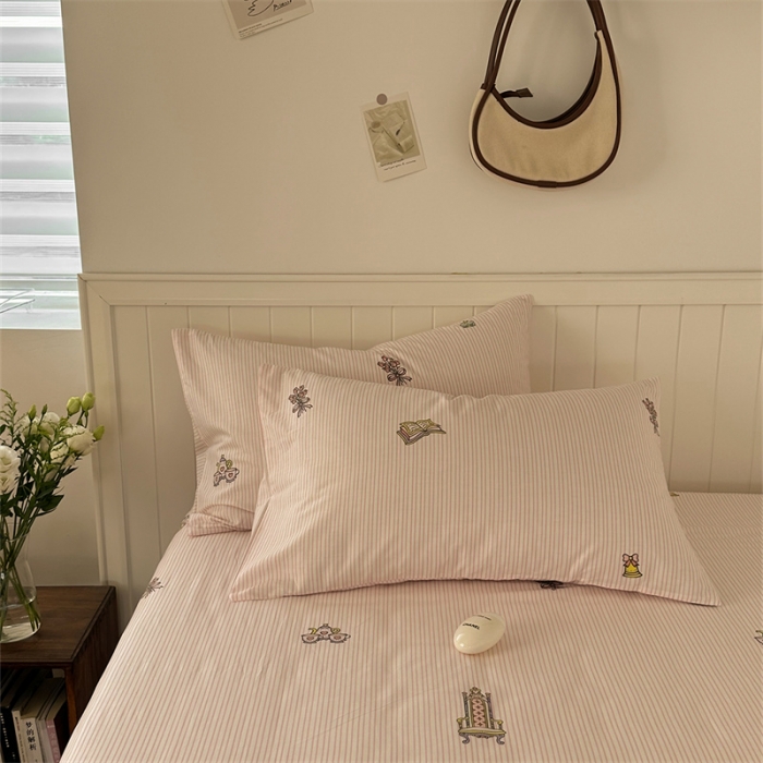 91家纺网 家纺一手货源 找家纺 洋铭区 2023新款全棉单品床笠可爱城堡