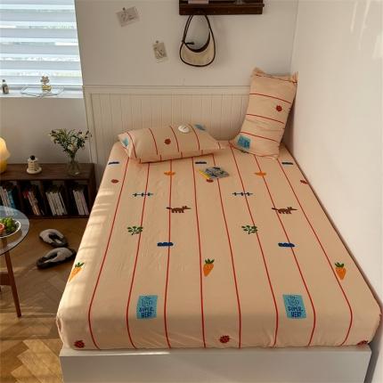 洋铭区 2023新款全棉单品床笠萝卜乐园