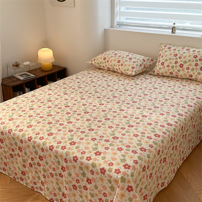 91家纺网 家纺一手货源 找家纺 洋铭区 2023新款全棉单品床单花多多