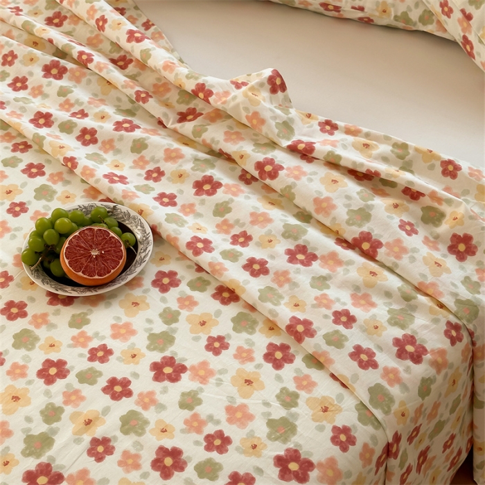 91家纺网 家纺一手货源 找家纺 洋铭区 2023新款全棉单品床单花多多