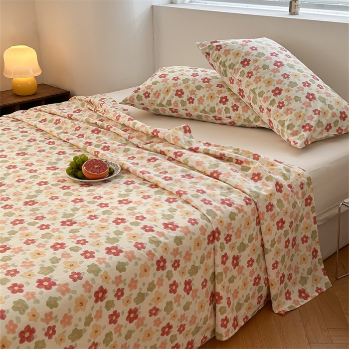 91家纺网 家纺一手货源 找家纺 洋铭区 2023新款全棉单品床单花多多