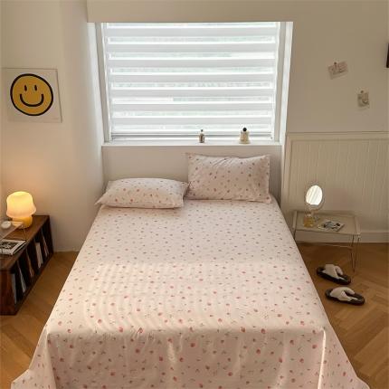 洋铭区 2023新款全棉单品床单兔子草莓