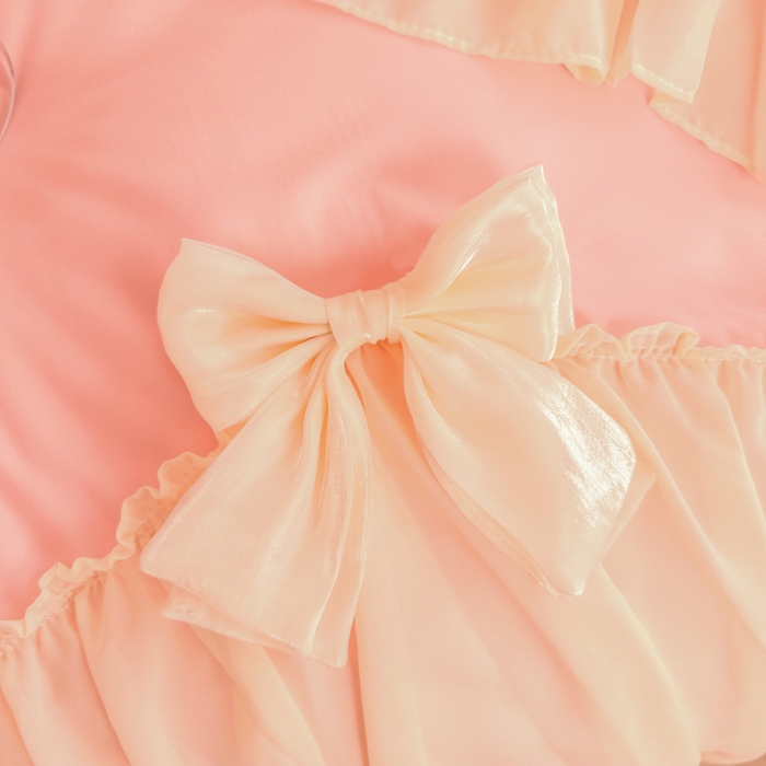 91家纺网 家纺一手货源 找家纺 （总）老K（美阁）超柔雪纺大花边蝴蝶结四件套