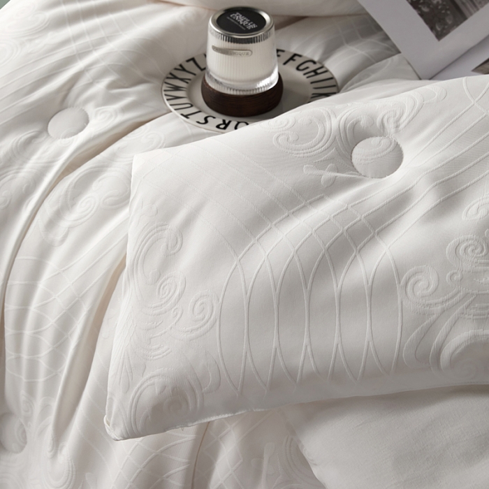 91家纺网 家纺一手货源 找家纺 丽卡家纺 2023新款高克重加厚三层大提花秋冬被被子被芯- 蒙娜丽莎