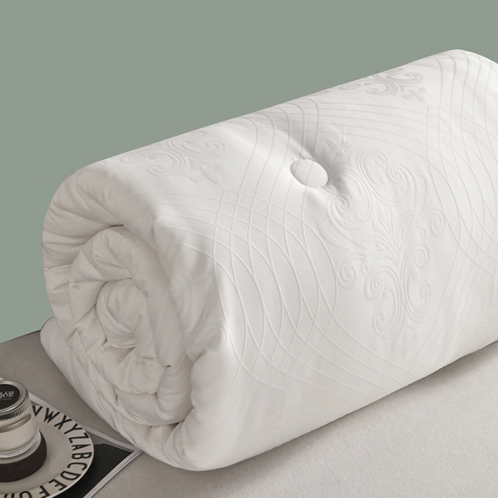 91家纺网 家纺一手货源 找家纺 丽卡家纺 2023新款高克重加厚三层大提花秋冬被被子被芯- 蒙娜丽莎