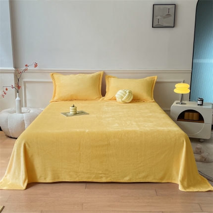 91家纺网 家纺一手货源 找家纺 （总）兰紫橙 纯色双面法兰绒牛奶绒毛毯床单