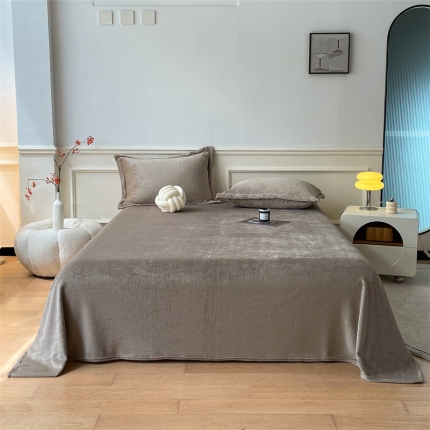 91家纺网 家纺一手货源 找家纺 （总）兰紫橙 纯色双面法兰绒牛奶绒毛毯床单