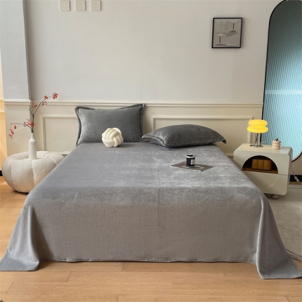 91家纺网 家纺一手货源 找家纺 （总）兰紫橙 纯色双面法兰绒牛奶绒毛毯床单