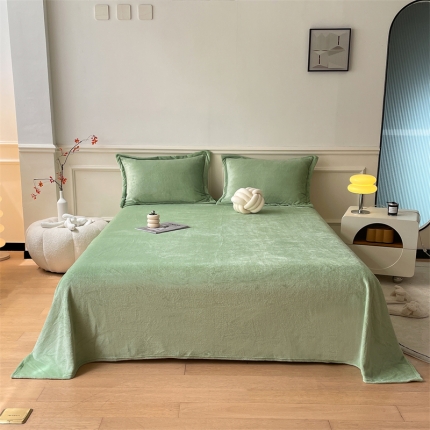 91家纺网 家纺一手货源 找家纺 （总）兰紫橙 纯色双面法兰绒牛奶绒毛毯床单