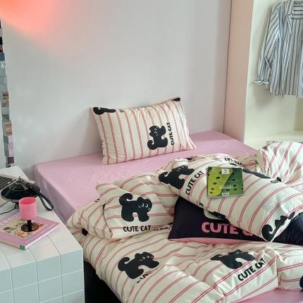 91家纺网 家纺一手货源 找家纺 （总）桃喜 2024新款40支13372全棉印花四件套