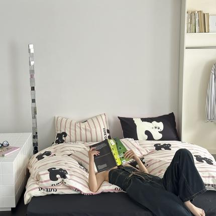 91家纺网 家纺一手货源 找家纺 （总）桃喜 2024新款40支13372全棉印花四件套