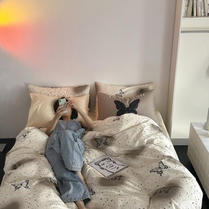 91家纺网 家纺一手货源 找家纺 （总）桃喜 2024新款40支13372全棉印花四件套