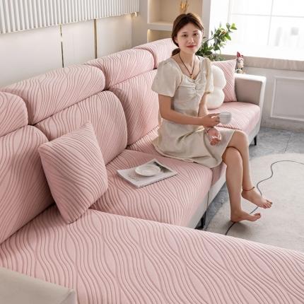 91家纺网 家纺一手货源 找家纺 （总）沐沐 2026新款流年提花沙发笠