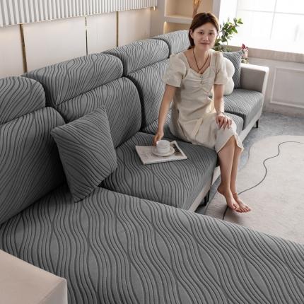 91家纺网 家纺一手货源 找家纺 （总）沐沐 2026新款流年提花沙发笠