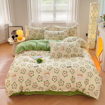 91家纺网 家纺一手货源 找家纺 （总）世爵家纺 2025新款亲肤印花磨毛四件套