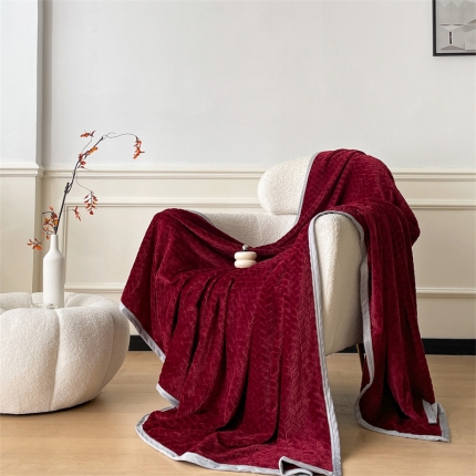 91家纺网 家纺一手货源 找家纺 （总）兰紫橙家纺 2025新款贝贝绒毛毯280克重加厚跨境