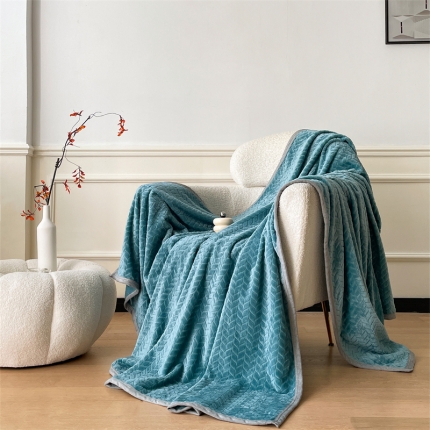 91家纺网 家纺一手货源 找家纺 （总）兰紫橙家纺 2025新款贝贝绒毛毯280克重加厚跨境