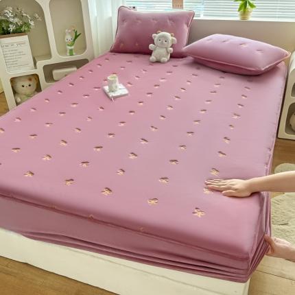 91家纺网 家纺一手货源 找家纺 (总) 宇航2023新款婴儿绒宝宝绒牛奶绒夹棉绣花床笠三件套