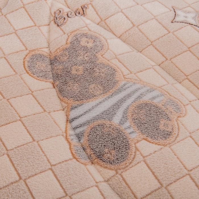 91家纺网 家纺一手货源 找家纺 永耀家纺 2024新款加厚雪花绒被子被芯 布偶熊