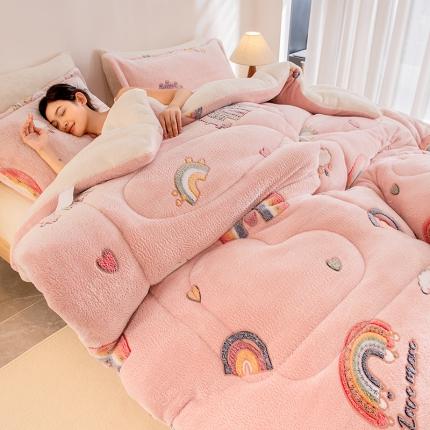 永耀家纺 2024新款加厚雪花绒被子被芯 寻梦