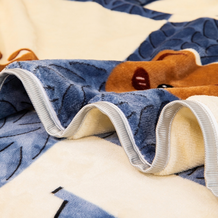 91家纺网 家纺一手货源 找家纺 2024直播印花8.5斤牛奶绒金貂水晶法莱珊瑚绒四件套床裙款 Ab熊