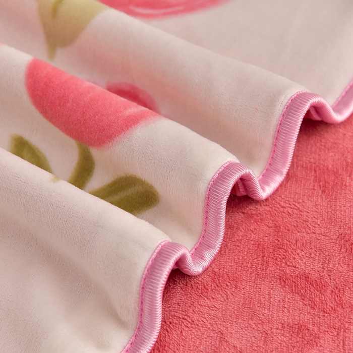 91家纺网 家纺一手货源 找家纺 新款A类8.5到9斤印花牛奶绒金貂绒床裙款保暖绒四件套 花间兔-床笠款