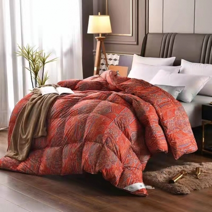 91家纺网 家纺一手货源 找家纺 静音可水洗白鸭绒春秋被子羽绒四季被芯单人儿童双人全棉加厚保暖冬季通用被