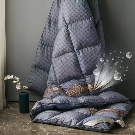 91家纺网 家纺一手货源 找家纺 静音可水洗白鸭绒春秋被子羽绒四季被芯单人儿童双人全棉加厚保暖冬季通用被