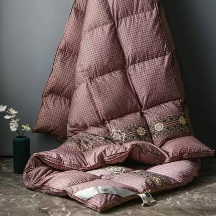 91家纺网 家纺一手货源 找家纺 静音可水洗白鸭绒春秋被子羽绒四季被芯单人儿童双人全棉加厚保暖冬季通用被