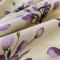 91家纺网 家纺一手货源 找家纺 一比一2023新款纯棉磨毛加厚喷气印花拼角四件套 紫色香氛