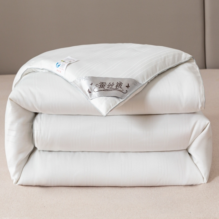 91家纺网 家纺一手货源 找家纺 （总）恒鑫 2025新款全棉提花桑蚕丝夏被春秋被冬被子母被被芯