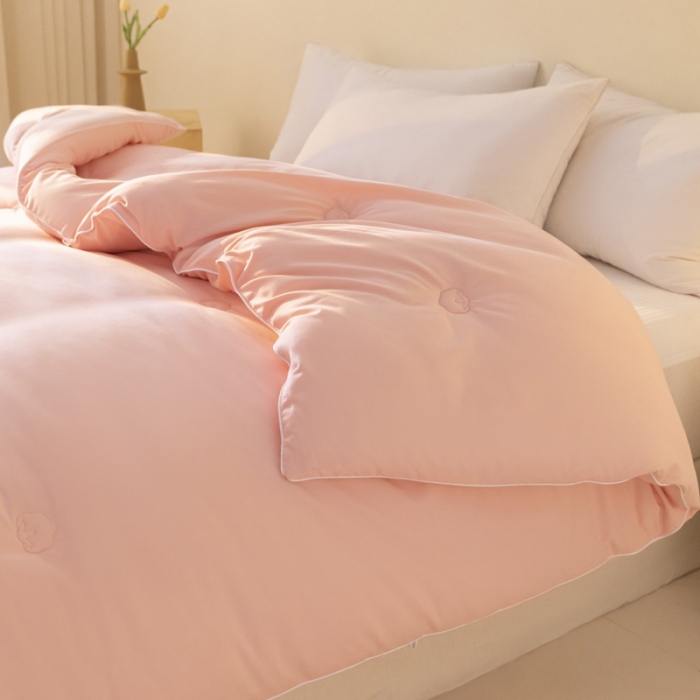 91家纺网 家纺一手货源 找家纺 （总）莱福仕 2023新款A类水洗棉新疆棉花被被子被芯-向云端