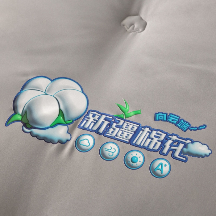 91家纺网 家纺一手货源 找家纺 莱福仕 2023新款A类水洗棉新疆棉花被被子被芯-向云端 向云端-烟墨灰