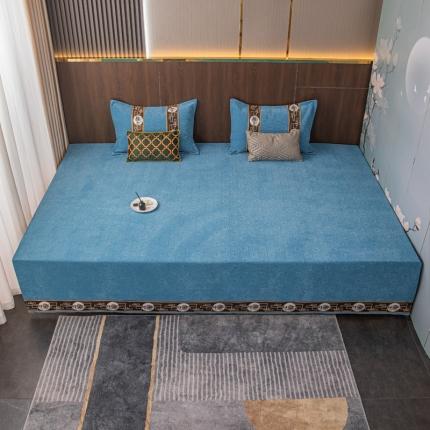 91家纺网 家纺一手货源 找家纺 手艺人 2025新款雪尼尔复合炕盖榻榻米炕垫 XK366-391 XK372