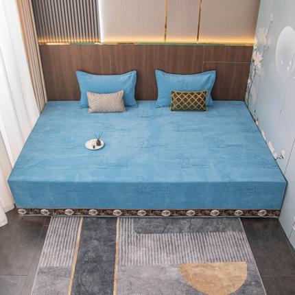 91家纺网 家纺一手货源 找家纺 手艺人 2025新款雪尼尔复合炕盖榻榻米炕垫 XK366-391 XK391